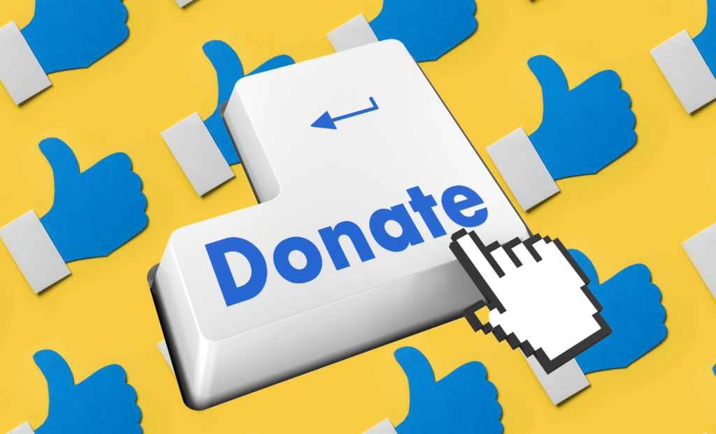 facebook donate button